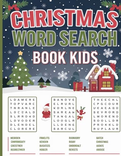 Christmas Word Search for Kids - 500 Fun Christmas Puzzles: Large Print Word Search Book for Kids Christmas Word Search for Kids - 500 Fun Christmas Puzzles: Large Print Word Search Book for Kids von Laura Bidden