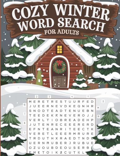 Cozy Winter Word Search for Adults, Seniors, Teens: Large Print von Laura Bidden