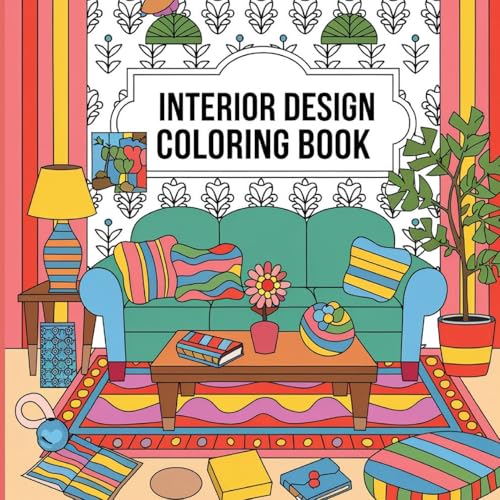 Interior Design Coloring Book Interior Design Coloring Book von Laura Bidden