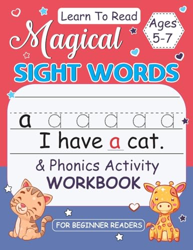 Magical Sight Words for Kids 5-7: Activity Book for Beginner Readers, Sight Words Book for Kids, Alphabet Word Learning Workbook Magical Sight Words for Kids 5-7: Activity Book for Beginner Readers, Sight Words Book for Kids, Alphabet Word Learning Workbook von Laura Bidden