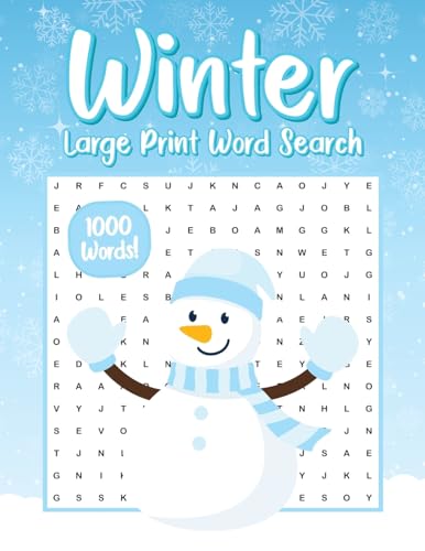 Winter Word Search for Adults: Word Find Book, Word Searches Book for Adults, Large Print Word Search Winter Word Search for Adults: Word Find Book, Word Searches Book for Adults, Large Print Word Search von Laura Bidden
