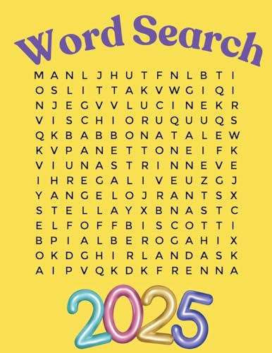 Word Search Puzzle Book 2025 Large Print: Adult Word Search Puzzle Book for Women, Men, Seniors Word Search Puzzle Book 2025 Large Print: Adult Word Search Puzzle Book for Women, Men, Seniors von Laura Bidden
