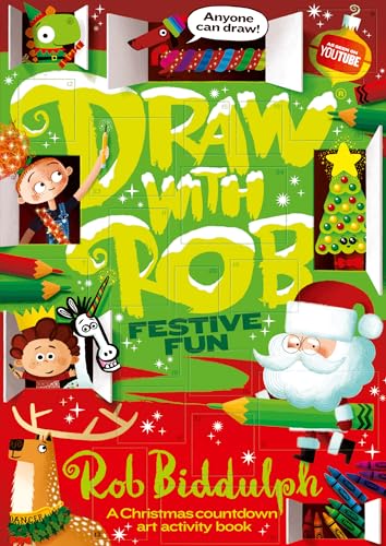 Draw With Rob: Festive Fun: The brand new fabulously festive Christmas art activity book from award-winning Rob Biddulph – the perfect gift for children! Draw With Rob: Festive Fun: The brand new fabulously festive Christmas art activity book from award-winning Rob Biddulph – the perfect gift for children! von HarperCollinsChildren’sBooks