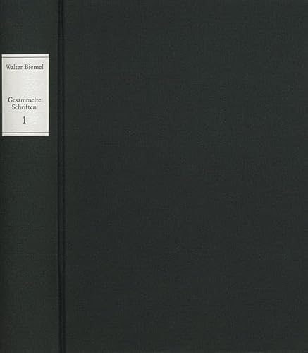 Biemel: Gesammelte Schriften, 2 Bde., Bd.1, Schriften zur Philosophie