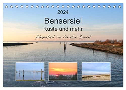Bensersiel Küste und mehr (Tischkalender 2024 DIN A5 quer), CALVENDO Monatskalender