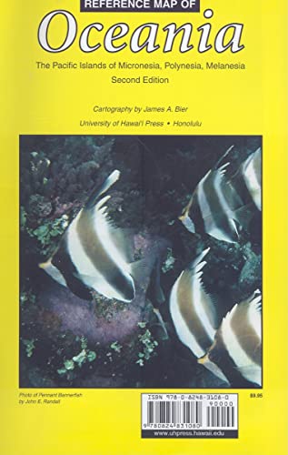 Reference Map of Oceania: The Pacific Islands of Micronesia, Polynesia, Melanesia: The Pacific Islands of Micronesia, Polynesia, and Melanesia von University of Hawaii Press