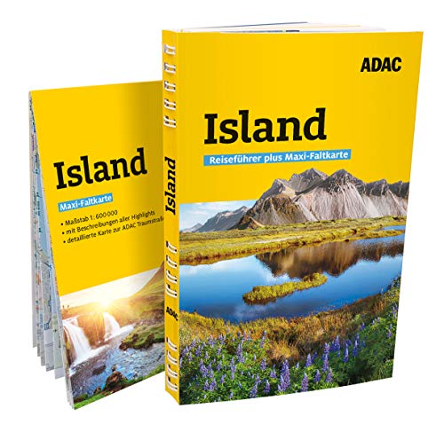 ADAC Reiseführer plus Island: Mit Maxi-Faltkarte und praktischer Spiralbindung
