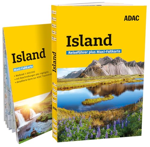 ADAC Reiseführer plus Island: Mit Maxi-Faltkarte und praktischer Spiralbindung von ADAC