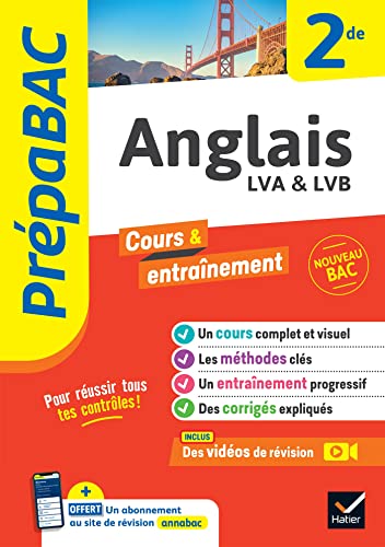Prépabac - Anglais 2de: cours, méthodes & entraînement (programme de Seconde)