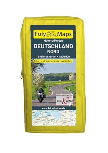 FolyMaps Motorradkarten Deutschland Nord: 1:300 000 von Touristik-Verlag Vellmar