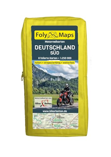 FolyMaps Motorradkarten Deutschland Süd: 1:250 000 von Touristik-Verlag Vellmar