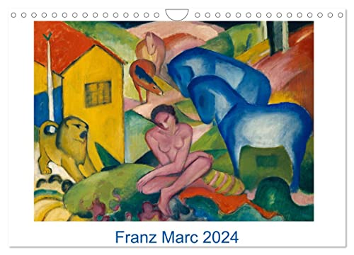 Franz Marc 2024 (Wandkalender 2024 DIN A4 quer), CALVENDO Monatskalender von CALVENDO