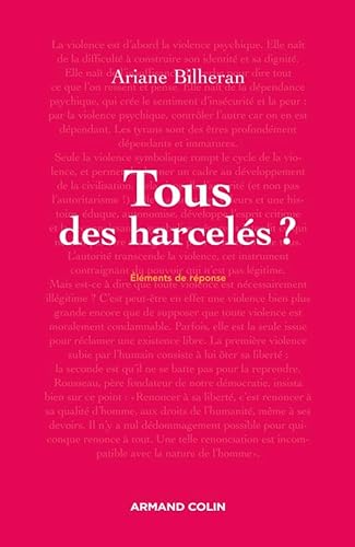 Tous des harcelés ? von ARMAND COLIN