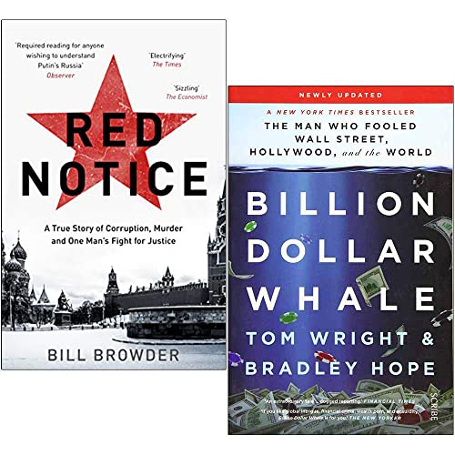 Red Notice & Billion Dollar Whale 2 Books Collection Set