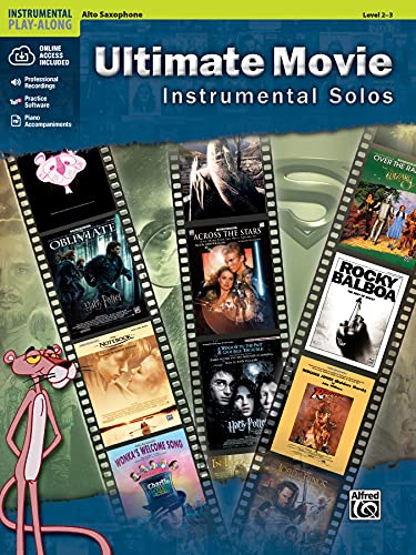 Ultimate Movie Instrumental Solos: Alto Sax, Level 2-3 (Pop Instrumental Solo): (incl. Online Code) von Alfred Music
