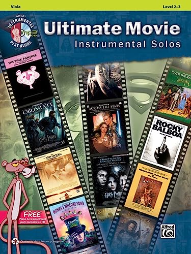 Ultimate Movie Instrumental Solos: Viola, Level 2-3 (Alfred's Instrumental Play-Along) (Pop Instrumental Solo): Viola/Bratsche (incl. CD)