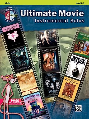 Ultimate Movie Instrumentalsolos: Violine, Level 2-3 + Download-Code von Alfred Music