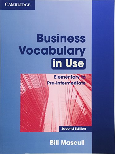 Business Vocabulary in Use Elementary to Pre-intermediate with Answers 2nd Edition von Cambridge University Press