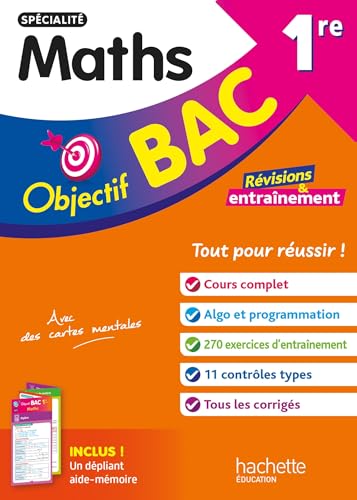 Objectif BAC 1re spécialité Maths BAC 2025 von HACHETTE EDUC