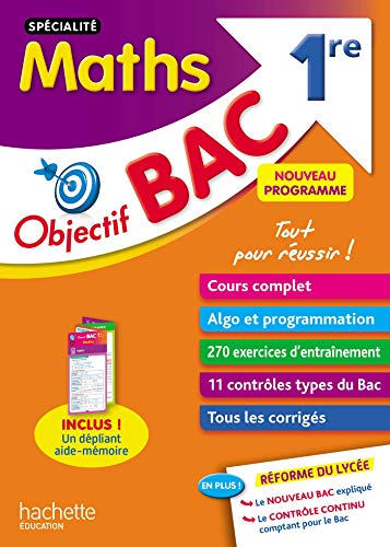 Objectif Bac SPECIALITE Maths 1re von Hachette