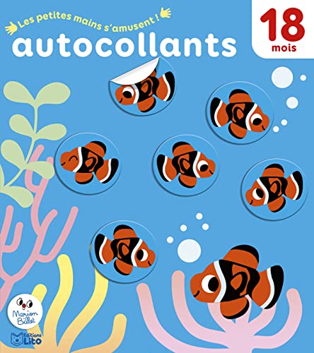 Autocollants Les petits mains s'amusent- Les animaux de la mer - Dès 18 mois: Avec 2 planches d'autocollants