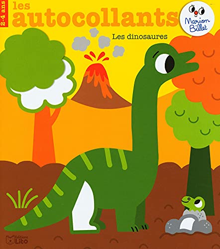 Les autocollants de Marion Billet - Les Dinosaures - Dès 2 ans