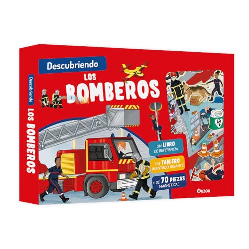Descubriendo a los bomberos. Tablero magnético (Mi estuche magnético) von Auzou