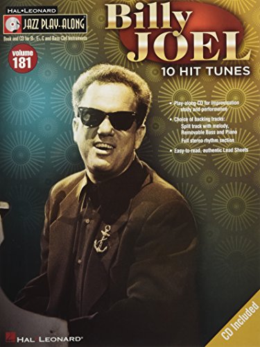Jazz Play Along Volume 181: Billy Joel: Noten, CD für (Hal-leonard Jazz Play-along, Band 181): For B flat, E flat, C and Bass Clef Instruments (Hal-leonard Jazz Play-along, 181, Band 181) von HAL LEONARD