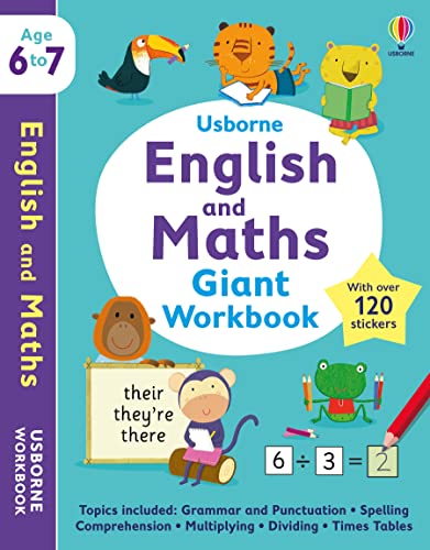 Usborne English and Maths Giant Workbook 6-7 (Usborne Workbooks) von Usborne GB