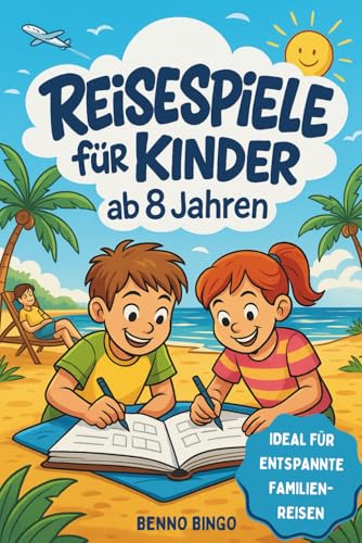 Reisespiele für Kinder ab 8 Jahren | 80 Rätsel, Spiele & kreative Aufgaben für Autofahrt, Flugzeug & Zug | Beschäftigungsbuch gegen Langeweile - Ideal für Grundschüler im Urlaub von Horizon Books