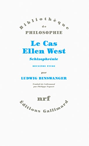 Le cas Ellen West: schizophrenie, deuxieme etude von GALLIMARD