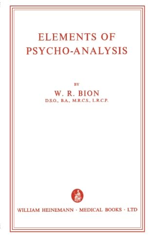 Elements of Psycho-Analysis von Butterworth-Heinemann