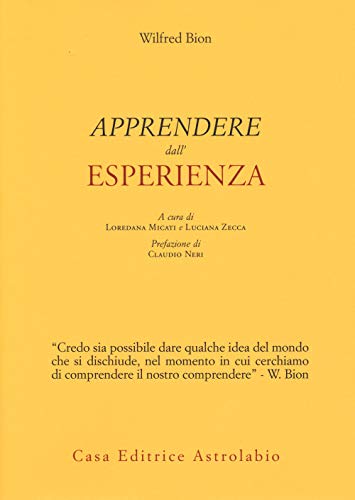 Apprendere dall'esperienza (Psiche e coscienza)