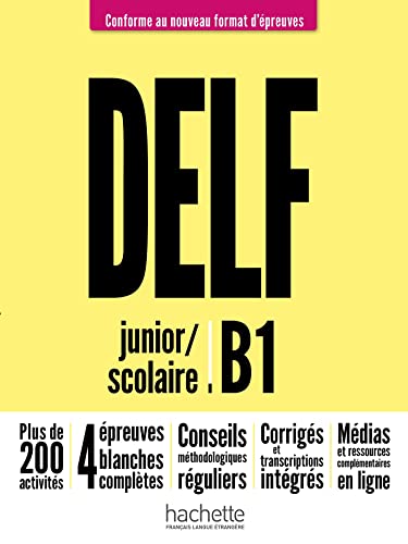Preparation a l'examen du DELF Scolaire et Junior: Livre B1 + audios telecha