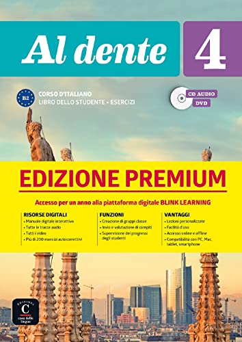 Al dente 4 Premium Libro dello studente + esercizi + CD+DVD: Al dente 4 Premium Libro dello studente + esercizi + CD+DVD