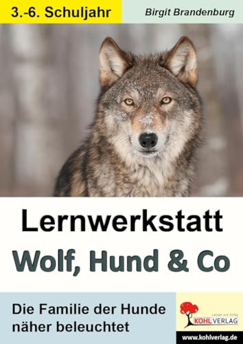 Lernwerkstatt Wolf, Hund & Co: Die Familie der Hunde näher beleuchtet von Kohl Verlag