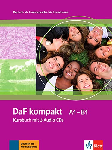 DaF kompakt / Lehrbuch mit 3 Audio-CDs (A1-B1) von Klett