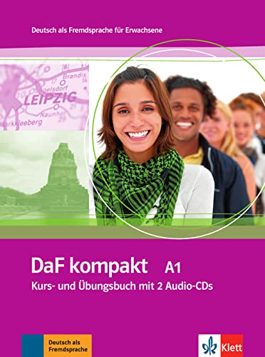 DaF kompakt A1: Deutsch als Fremdsprache für Erwachsene. Kurs- und Übungsbuch mit 2 Audio-CDs