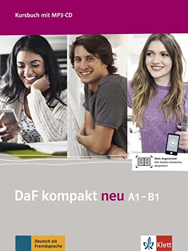 DaF kompakt neu A1-B1: Deutsch als Fremdsprache für Erwachsene. Kursbuch mit MP3-CD