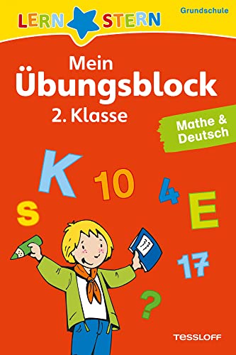 LERNSTERN Mein Übungsblock 2. Klasse. Mathe & Deutsch von Tessloff