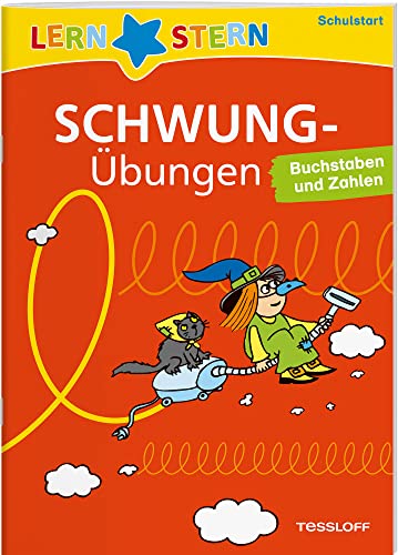 LERNSTERN Schwungübungen Buchstaben und Zahlen: Gut vorbereitet ins 1. Schuljahr