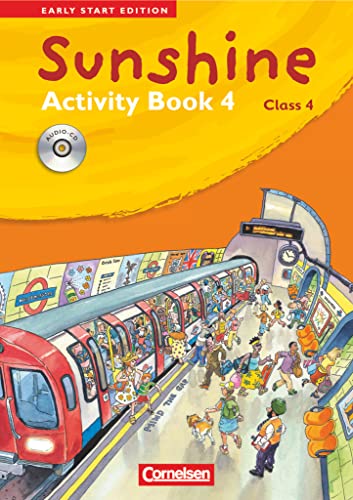 Sunshine - Early Start Edition - Ausgabe 2008 - Band 4: 4. Schuljahr: Activity Book mit Lieder-/Text-CD (Kurzfassung) von Cornelsen Verlag GmbH