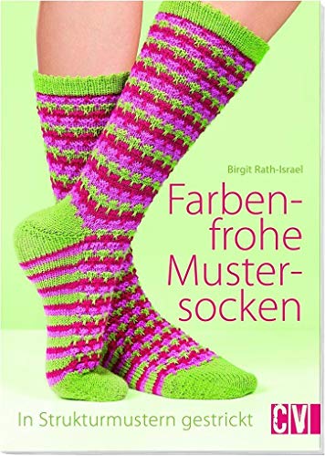 Farbenfrohe Mustersocken: In Strukturmustern gestrickt