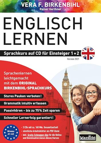Englisch lernen für Einsteiger 1+2 (ORIGINAL BIRKENBIHL): Sprachkurs auf 2 CDs inkl. Gratis-Schnupper-Abo für den Onlinekurs