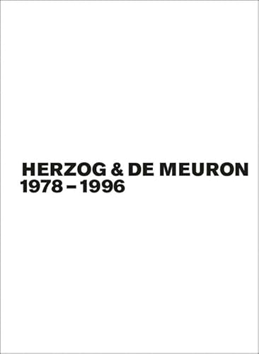 Mack, Herzog & de Meuron Bd./Vol. 1-3 (SET): 1978-1996 (Gerhard Mack: Herzog & de Meuron)
