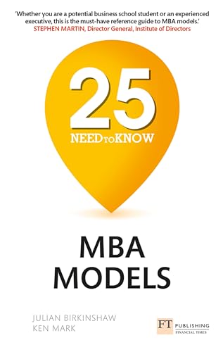 25 Need-to-Know MBA Models von Pearson