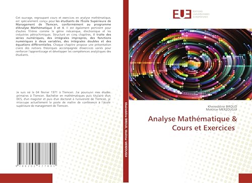 Analyse Mathématique & Cours et Exercices: DE von Éditions universitaires européennes