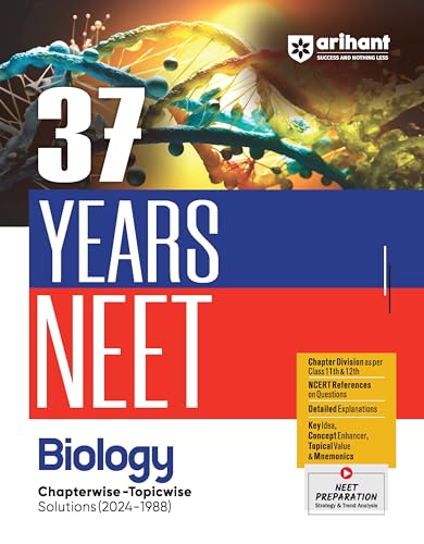 37 YEARS NEET- BIOLOGY von Arihant Publication India Limited