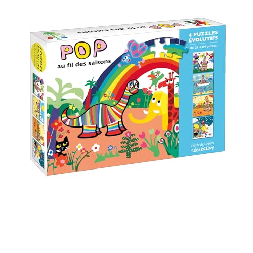 Pop au fil des saisons ! 4 puzzles évolutifs: A partir de 3 ans von EDL