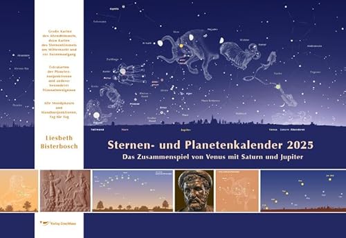 2025: Das Zusammenspiel von Venus mit Saturn und Jupiter (Sternen- und Planetenkalender: Das Zusammenspiel von Venus mit Saturn und Jupiter) von Cichorei